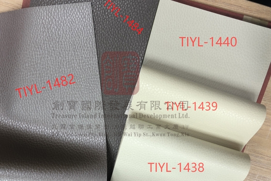 Grey Flame Retardant Leather