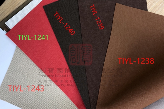 Dark fireproof artificial leather