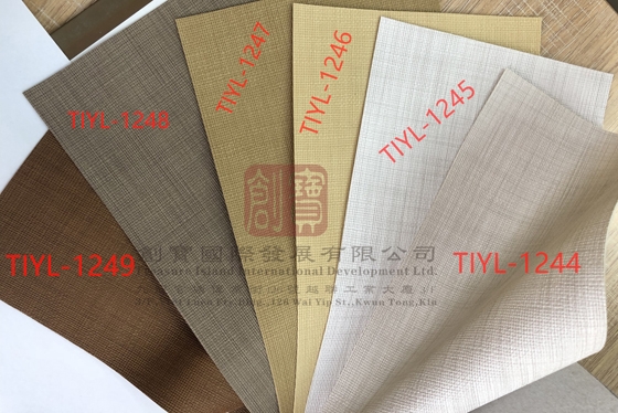 Light brown fireproof artificial leather